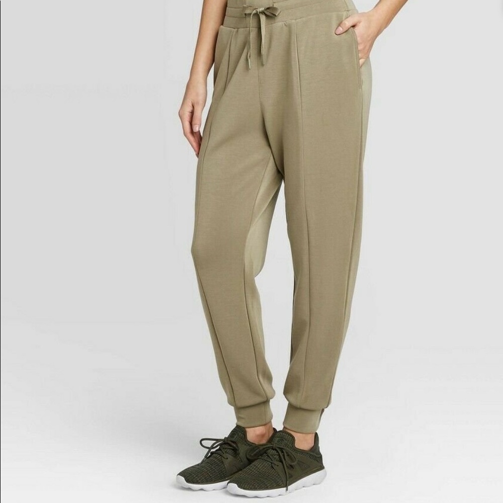 JoyLab Womens Moss Green Joggers